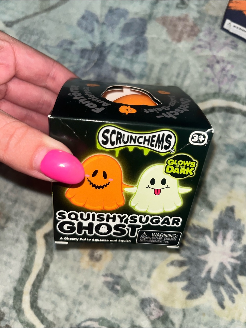 Scrunchems ghost squishy ORANGE